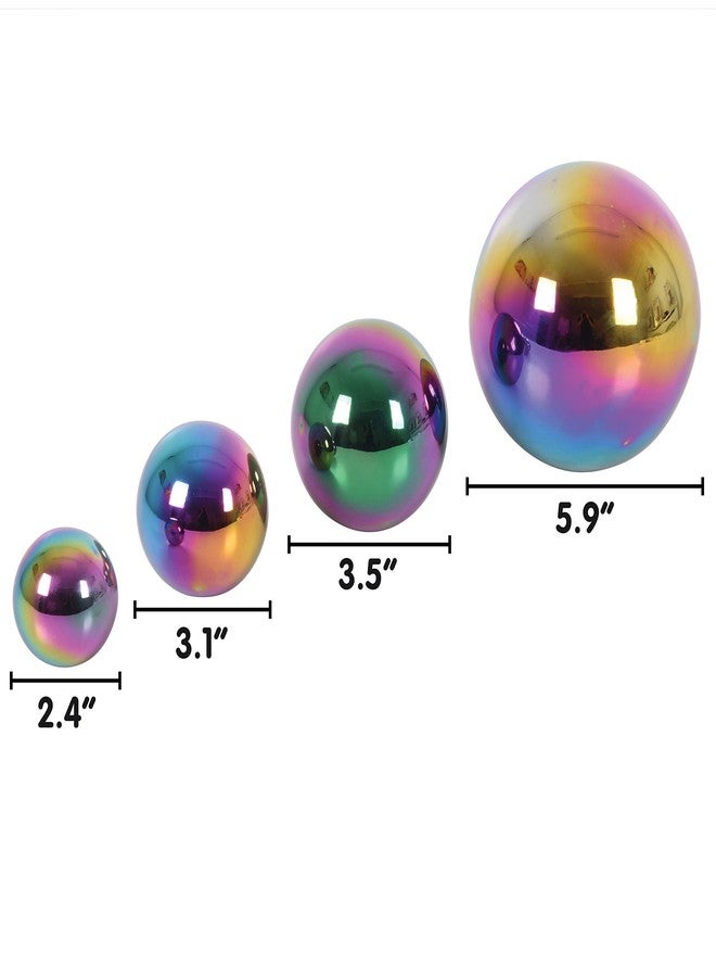 TickiT تيكي - 72221 كرات حسية عاكسة - انفجار الألوان - مجموعة من 4 - للأعمار من 0 شهور فما فوق - كرات مرآة، قزحية للأطفال والرضع - لعبة حسية مهدئة - Image 3