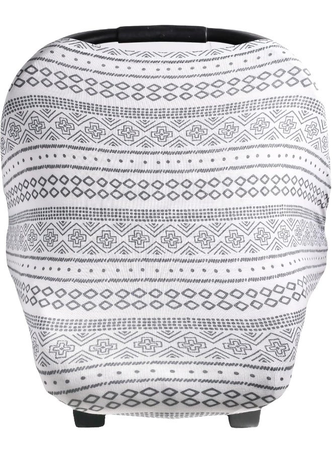 Copper Pearl Baby Car Seat Cover Canopy and Nursing Cover Multi-Use Stretchy 5 in 1 Gift - Image 1