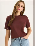 Bianco Lucci Coffee Brown
