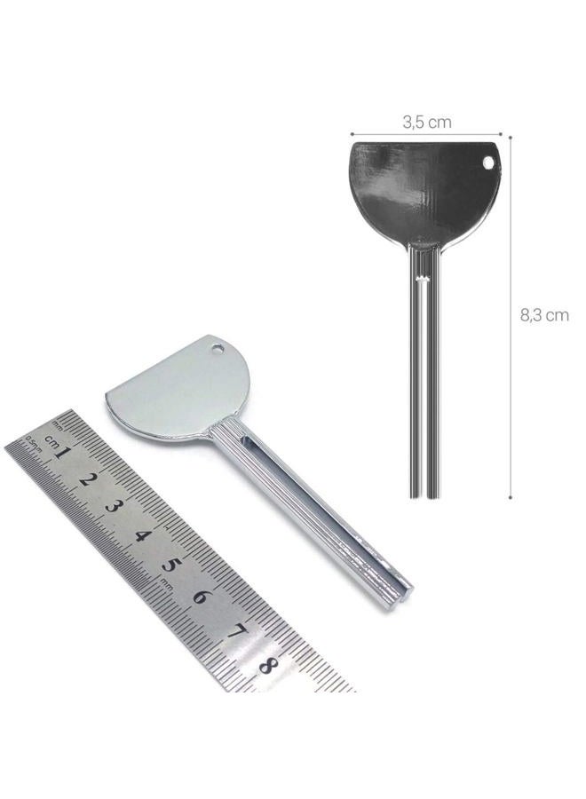Jowxsx 2PCS Stainless Steels Metal Tube Squeezer Keys Salon Toothpaste Tube Squeezers - Image 2