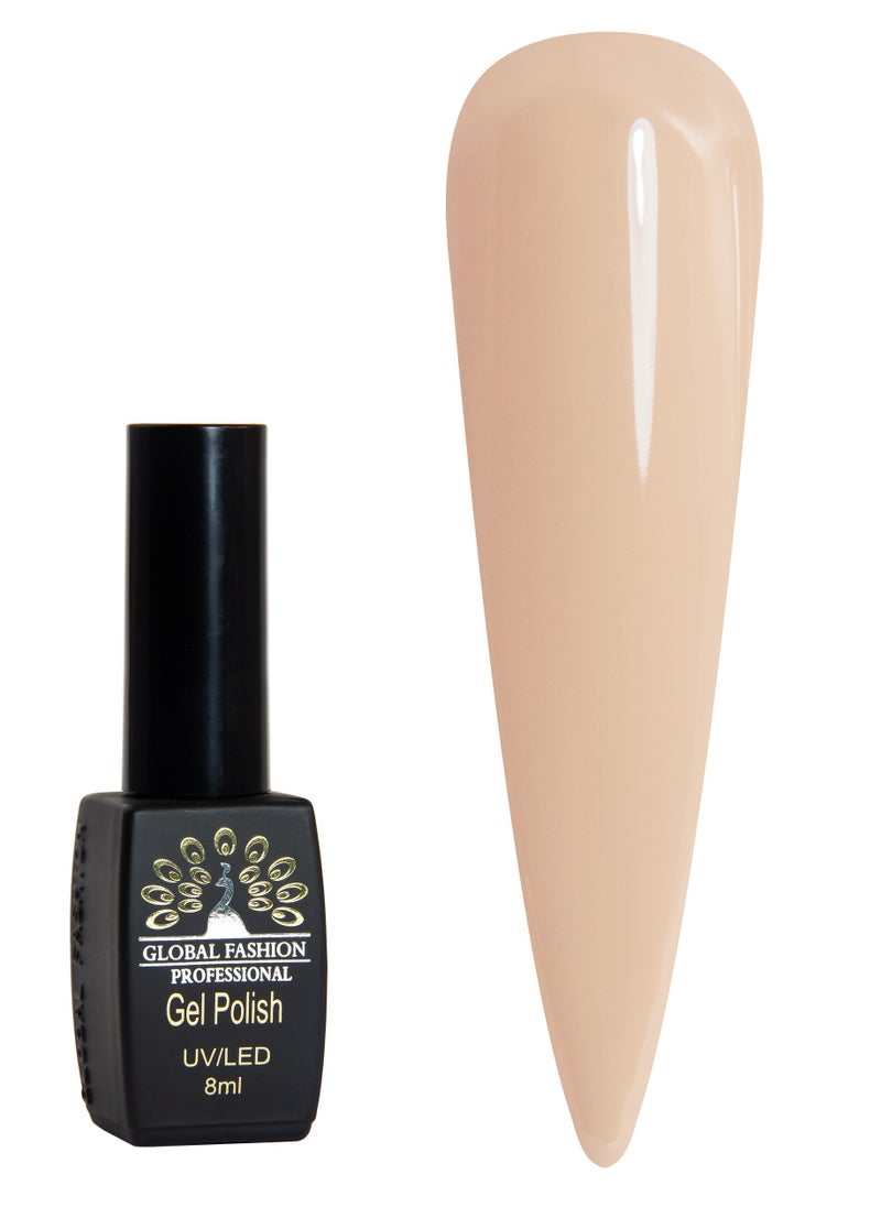 GLOBAL FASHION Global Fashion Black Elite Gel Polish | 132 Colors of Long-Lasting Elegance - 8ml | 132  - Image 1