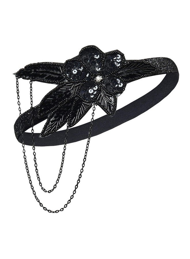 BABEYOND 1920S Flapper Headband Crystal Great Gatsby Headpiece Vintage 20S Flapper Gatsby Accessories - Image 4