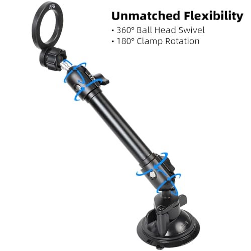 FPN Composite Double Socket Swivel Arm, 7.3" Length, Aluminum Alloy Construction, Compatible with RAM Mounts B Size 1" Ball Components - Image 4