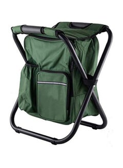 Perfii 3 in 1 Folding Stool Backpack Multipurpose Outdoor Folding Stool with Cooler Pack  - Image 1