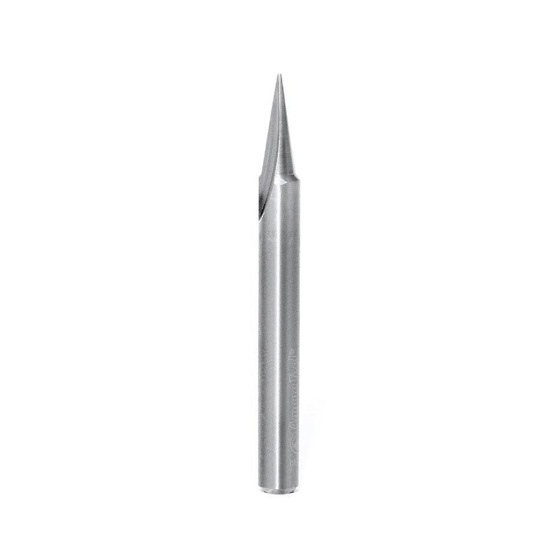 Amana Tool - 45783 Solid Carbide Carving Liner 18 Deg x 1/4 Dia x 5/8 x 1/4" Shank x 1 - Image 3