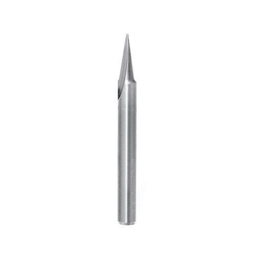 Amana Tool - 45783 Solid Carbide Carving Liner 18 Deg x 1/4 Dia x 5/8 x 1/4" Shank x 1 - Image 1