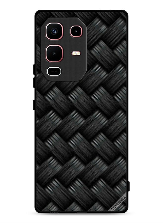 Covernex غطاء حماية Infinix Note 50s بنمط خطوط داكنة - Image 1