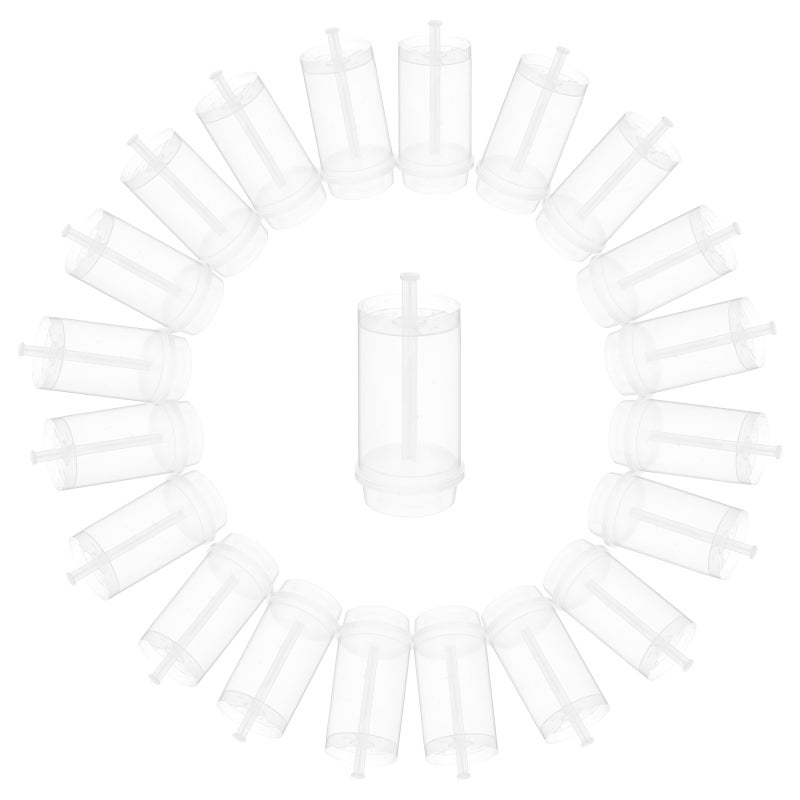 30Pcs Cake Push Up Molds Round Shape Cake Plush Molds Push Cake Tubes DIY Cake Containers - Image 1