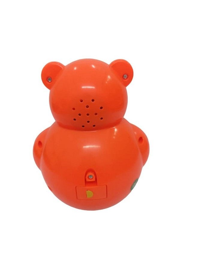 Gooyo 103R Push And Shake Cute Tumbler Roly Poly ; Infant Roly Poly With Music Effect For Kids Babies Girls Boys ; Orange Color Power Source: Button Cell Batteries (Included)  - Image 5