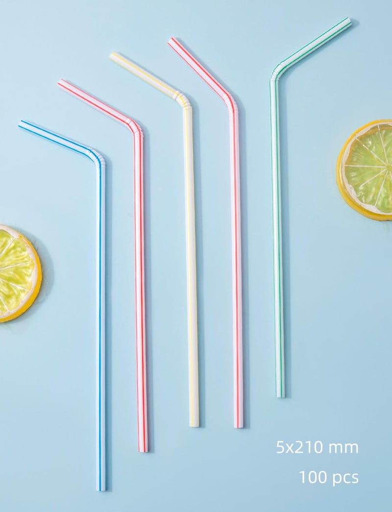 BIGINIWA Straw Holder Dispenser 100 PCS Straws includ - Clear Glass Drinking Straw Container with Lid for Counter - Image 4