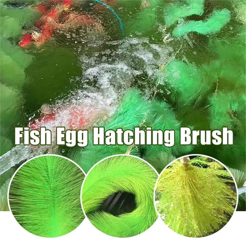 5 Pcs 60/100cm Mute Filter Media Brush – Flexible Koi Hatching Grass, Practical Fish Spawning Tool(60cm) - Image 3