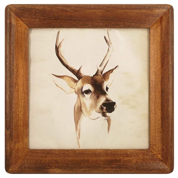 8X8 PICTURE FRAMES RUSTIC WOODEN SQUARE PHOTO FRAME WITH REAL GLASS FRONTWALL AND TABLETOP BROWN