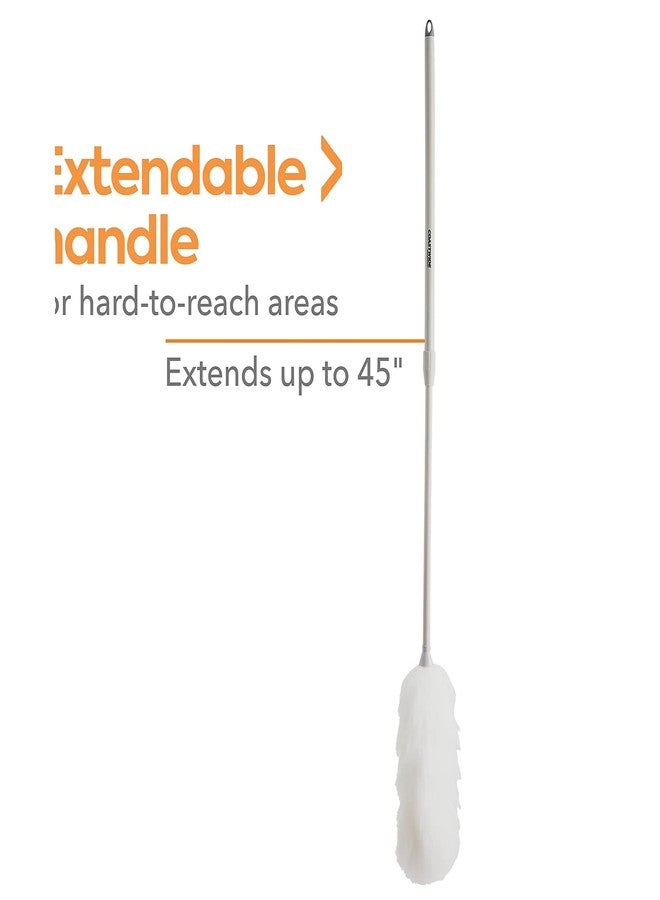 Coastwide Professional Extendable Lamb Wool Duster, Gray - Image 3