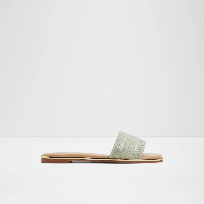 OCEANIA Embroidered Flat Sandals