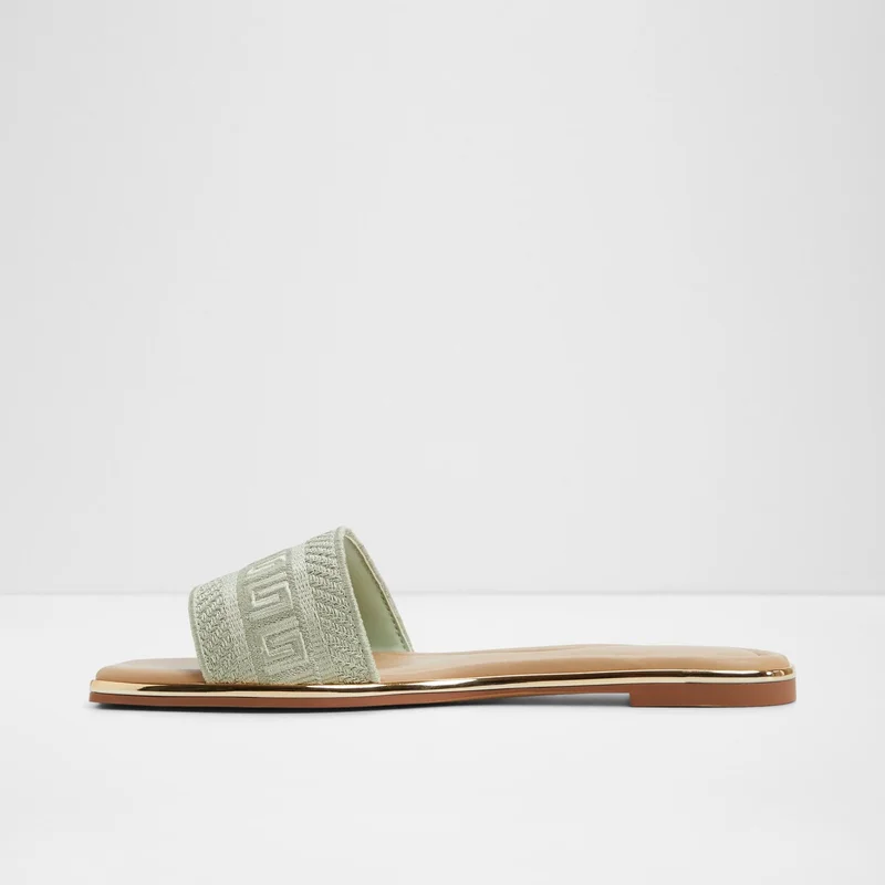 OCEANIA Embroidered Flat Sandals