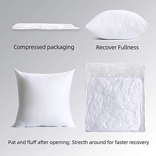 DREAMVIO Rotto Vaccum Packed Cushion Fillers/Pillow Fillers - Pack of 10, 16" X 16" (White) - Image 5
