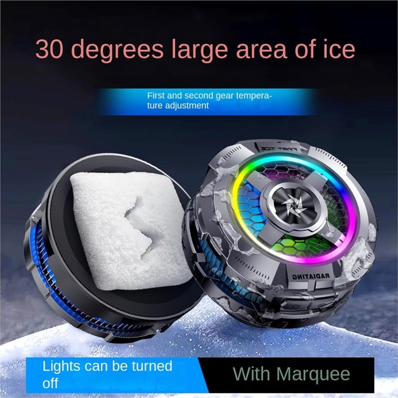 Cubonic SL20 Magnetic Mobile Cooling Fan Semiconductor Mobile Cooler Freeze Cooling | 2 Light Modes | Temperature Display for iPhone and Android - Image 4