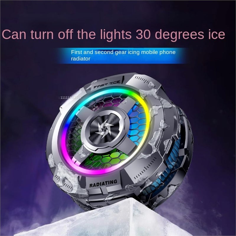 Cubonic SL20 Magnetic Mobile Cooling Fan Semiconductor Mobile Cooler Freeze Cooling | 2 Light Modes | Temperature Display for iPhone and Android - Image 5