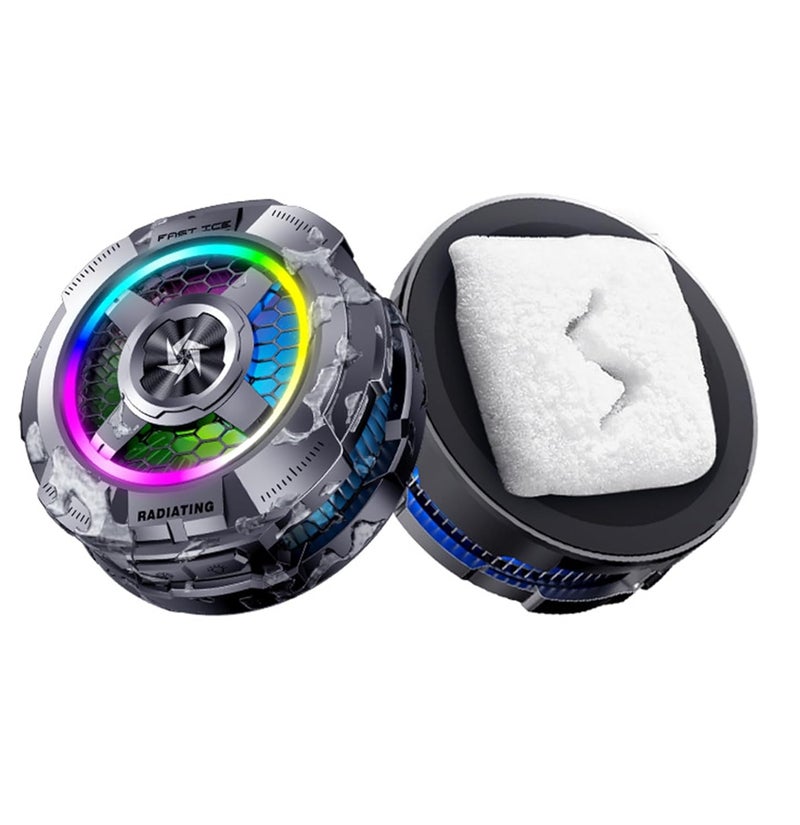 Cubonic SL20 Magnetic Mobile Cooling Fan Semiconductor Mobile Cooler Freeze Cooling | 2 Light Modes | Temperature Display for iPhone and Android - Image 1