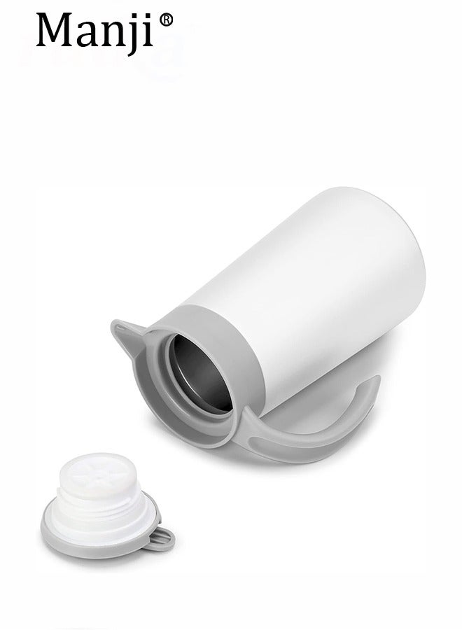 مانجي 28oz Thermos Jug الفراغ الوعاء المقاوم للصدأ معزول أدوات المشروبات المحمولة زجاجة الشرب كوب القهوة - Image 5