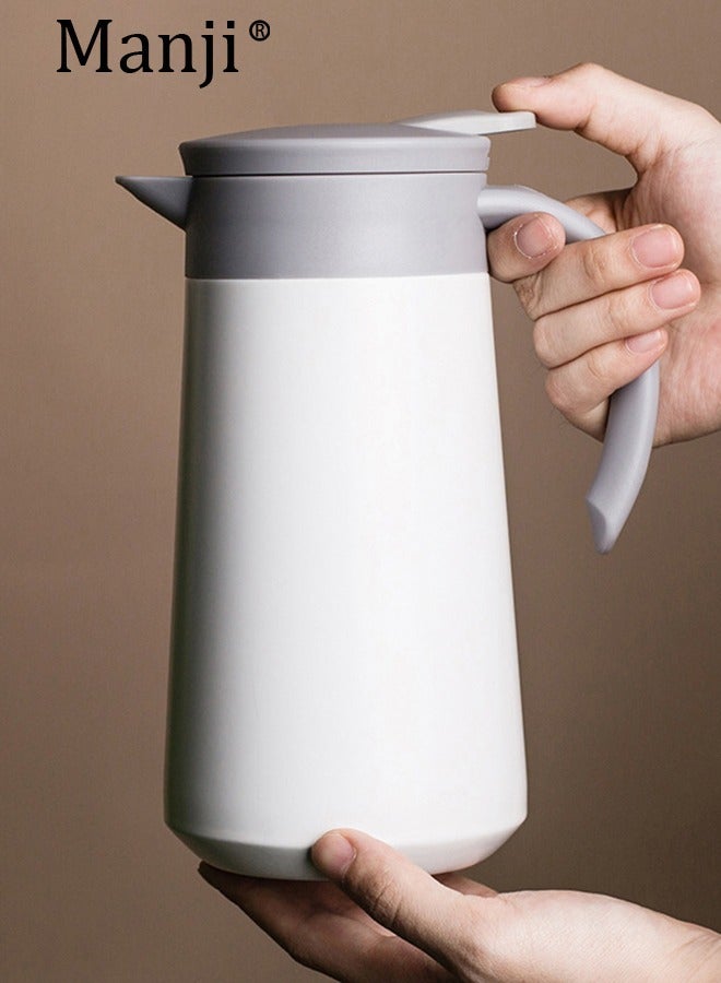 مانجي 28oz Thermos Jug الفراغ الوعاء المقاوم للصدأ معزول أدوات المشروبات المحمولة زجاجة الشرب كوب القهوة - Image 1