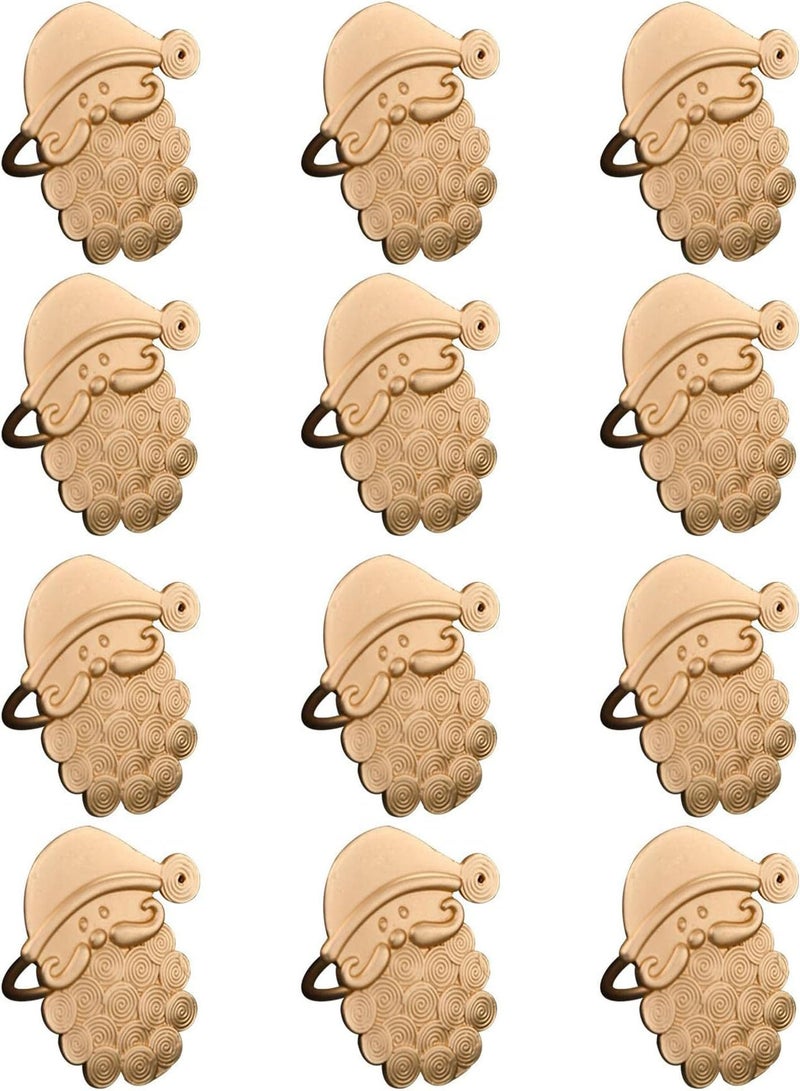 GGOOT Napkin Rings | Delicate  Napkin Rings 12-pcs |  Napkin Holder Rings for Holiday Party Dinner Wedding Banquet Dining Table Settings Decor  - Image 1