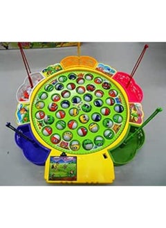 Generic Fishing game toys 45 fishes with 5 rods 