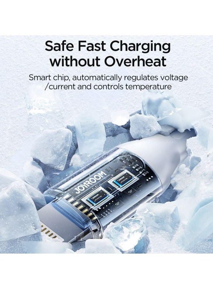 0.3m Multi Charger Cable Universal 3 in 1 Multiple USB Cable Fast Charging Cord with Type C Micro USB Port Connectors Compatible with iphone Android