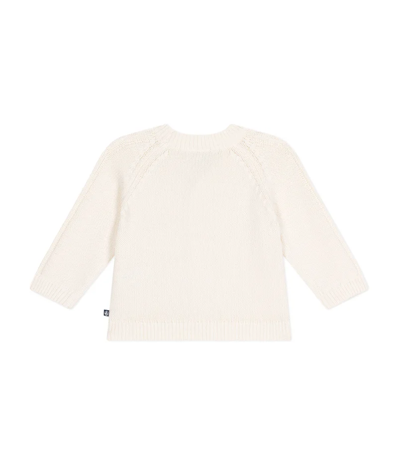 Petit Bateau Babies' cotton cardigan