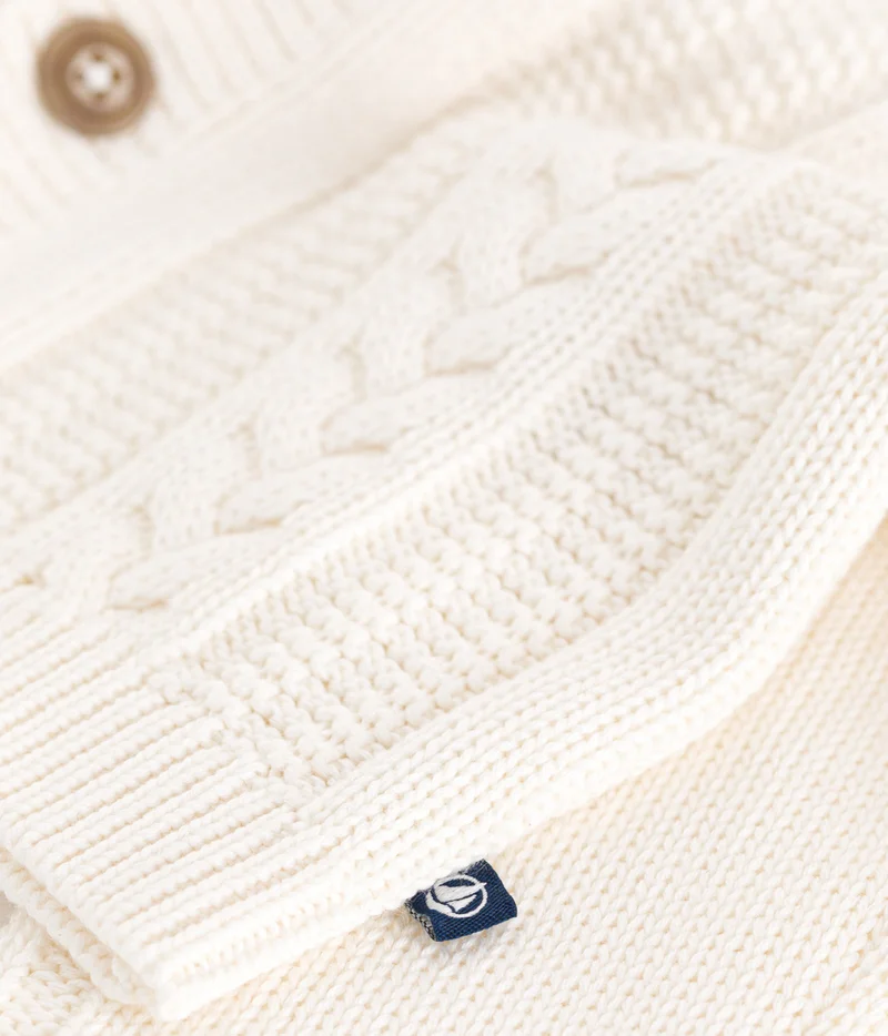 Petit Bateau Babies' cotton cardigan