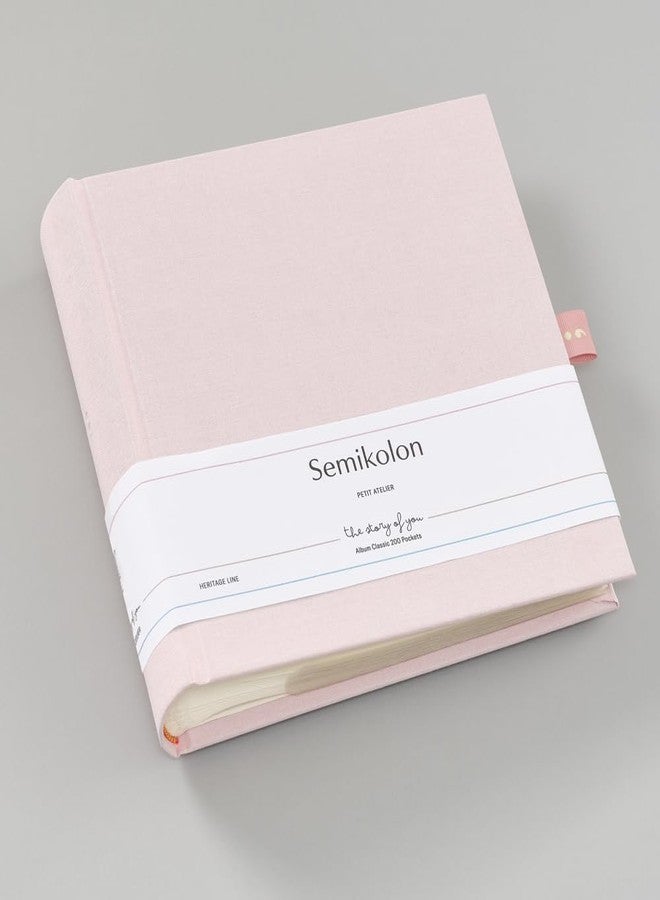 Semikolon 371948 200 Classic Album Pocket 23 x 22.5 cm 100 Pages Cream for 200 x 10 x 15 Photos Cotton Candy Rose - Image 5