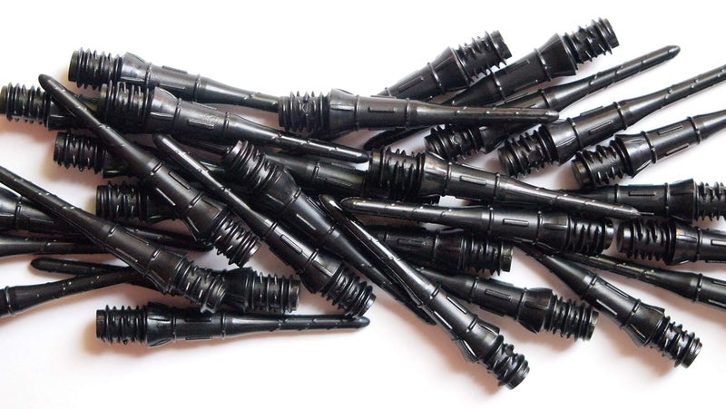 LSTYLE Dart Tips: Premium Lippoint - Soft Tip Dart Points - 2BA Thread - Black - Image 3