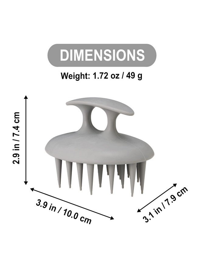 VESS Ess Scalp Beaut Shampoo Brush Relaxing Scalp Brush Wide Width And Uneven Shape For Woman And Men Made In Japan (Hard Type) - Image 3