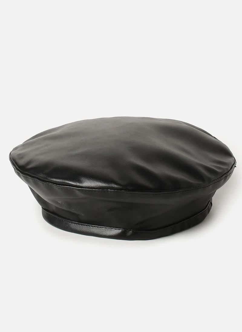 Haute Sauce  Solid Black Hat for Women | Best Price UAE