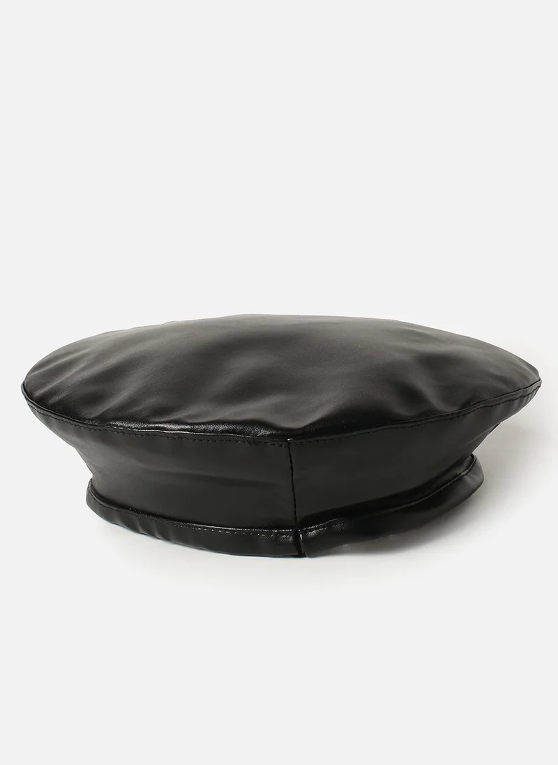 Haute Sauce  Solid Black Hat for Women | Best Price UAE