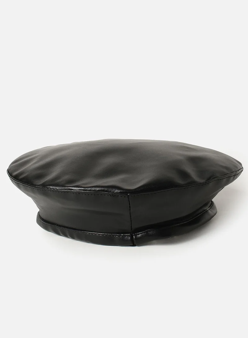 Haute Sauce  Solid Black Hat for Women | Best Price UAE