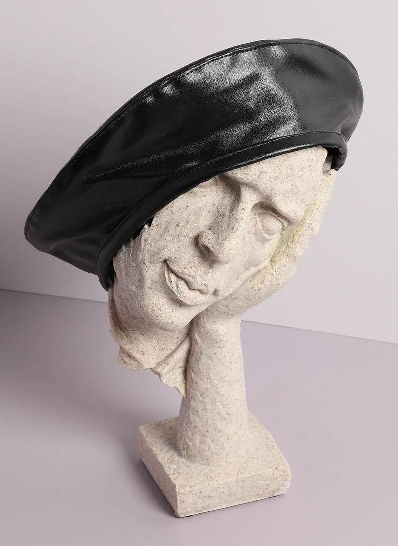 Haute Sauce  Solid Black Hat for Women | Best Price UAE