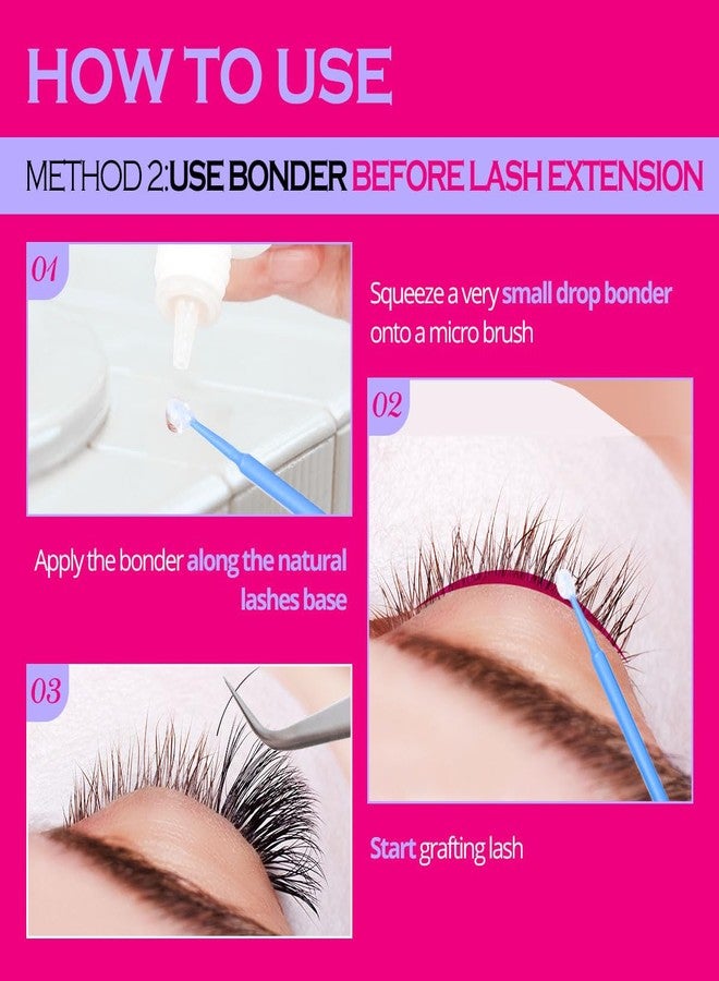 أريسون لاشز لاصق رموش لتطويل الرموش، لاصق فائق لتطويل الرموش، مُسرّع غراء الرموش، لاصق رموش لتثبيت الرموش، لاصق مُكمّل، لاصق لتطويل الرموش (15 مل - لافندر) - Image 5