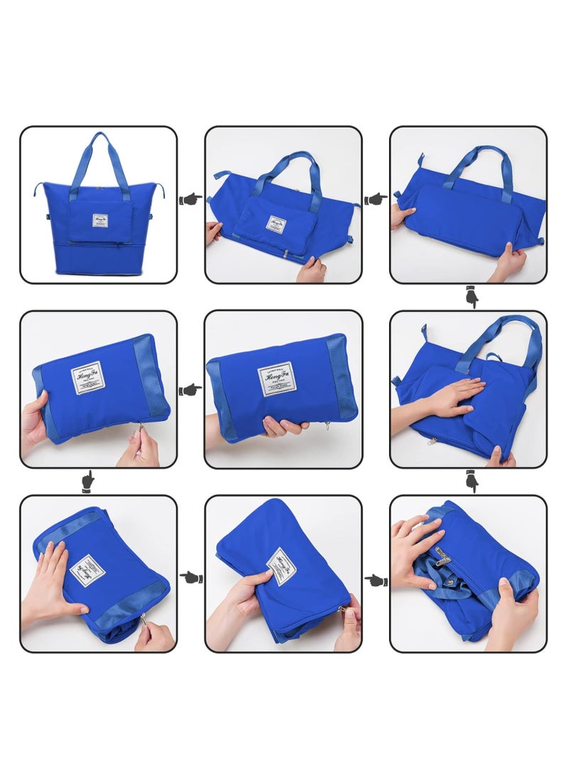 SamoDani - Tote Handbag Foldable Extendable Travel Bag for Luggage, Gym, Sports, Multipurpose - Image 1