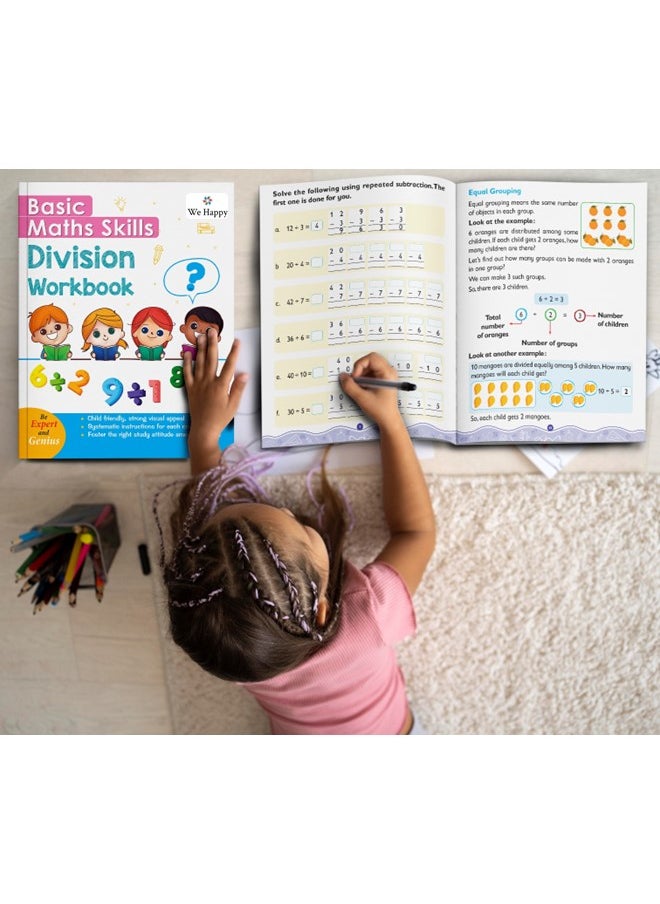 We Happy 4 Pieces Set Basic Math Skills Addition Subtraction Multiplication Division Creative Learning and Education Early Development Toy  - Image 5