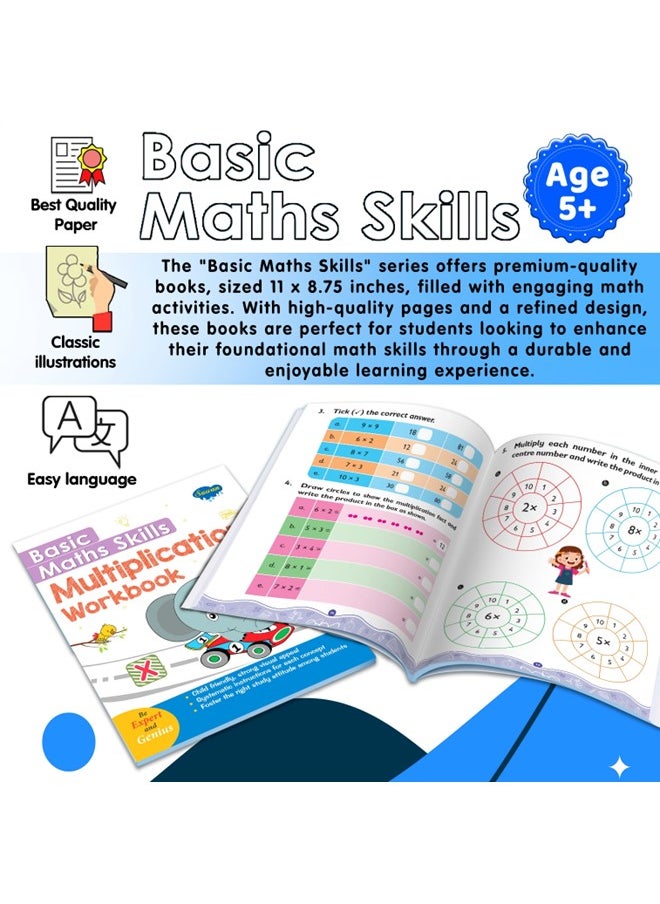 We Happy 4 Pieces Set Basic Math Skills Addition Subtraction Multiplication Division Creative Learning and Education Early Development Toy  - Image 3