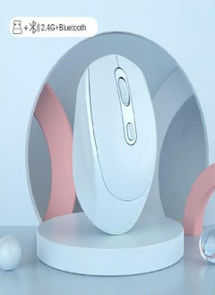 2.4GHz Bluetooth Wireless Optical Mouse with Receiver 1600 DPI 4 on Ergonomic Mouse USB Rechargeable Silent Game Mice For MacBook Tablet Laptop PC