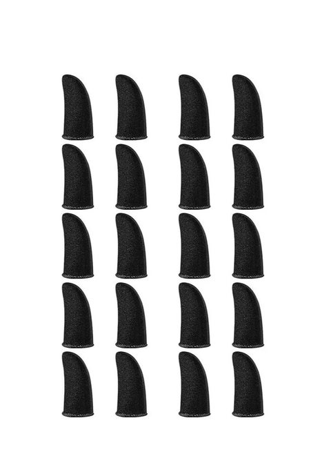 20 piece finger cover suitable for gaming phones, game controllers, finger covers, thumb covers, sweat resistant, breathable, seamless touch screens