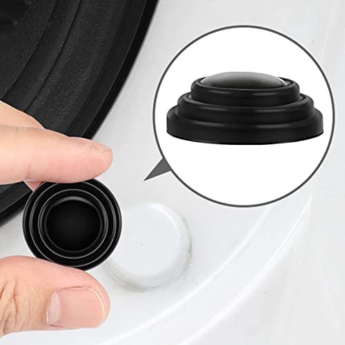 Allure Auto® (8 Pcs) Car Door Shock Absorber Car Door Protector Stickers,Buffer Bumper Cushion Car Door Shock Absorbing Silicone Gaskets Automotive Door Gasket for Mahindra Xuv 500 - Image 5
