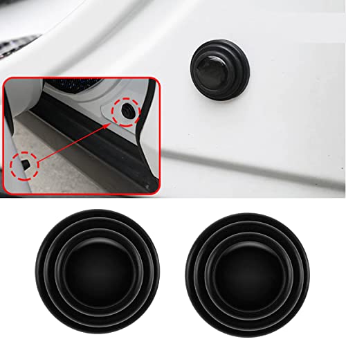 Allure Auto® (8 Pcs) Car Door Shock Absorber Car Door Protector Stickers,Buffer Bumper Cushion Car Door Shock Absorbing Silicone Gaskets Automotive Door Gasket for Mahindra Xuv 500 - Image 1