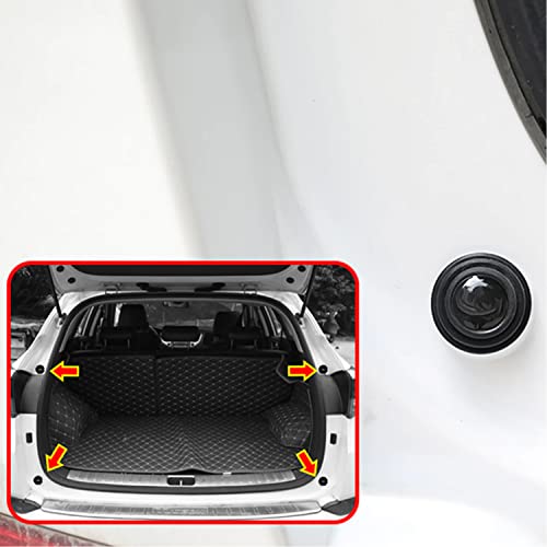 Allure Auto® (8 Pcs) Car Door Shock Absorber Car Door Protector Stickers,Buffer Bumper Cushion Car Door Shock Absorbing Silicone Gaskets Automotive Door Gasket for Mahindra Xuv 500 - Image 2