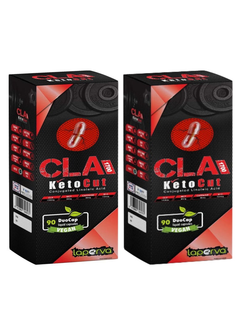 Laperva CLA Keto Cut 1700 mg 90 Duo Cap, Pack of 2 - Image 3