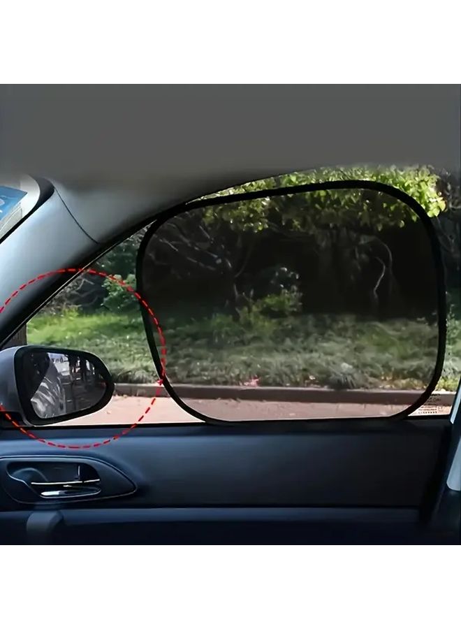 Adjustable Suction Cup Car Sunshade Breathable Mesh Side Sun Visor For All Vehicles Black Interior Cooling Durable Accessory - Image 3
