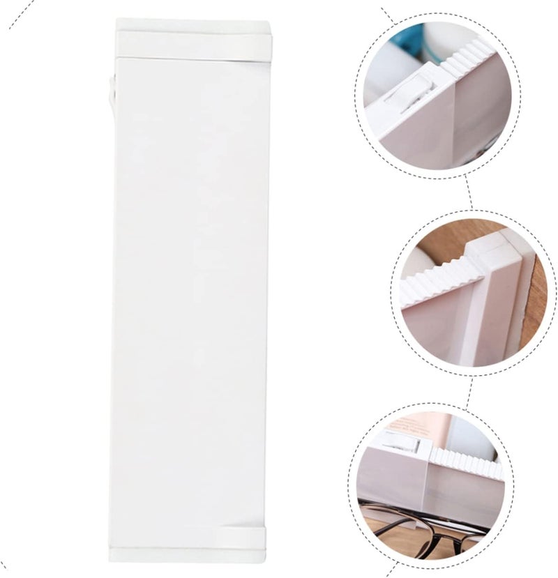 klarako 2pcs Clothing Partition Board Kitchen Separators Separator White Reusable Tool Dividers and Office Expandable Drawer Adjustable Utensils Divider Organizer Clothes Bathroom - Image 4