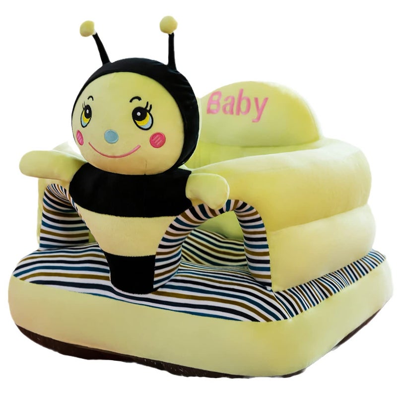 Baby Support Seat Sofa Comfort Sitting Chair, Short Plush and PP Cotton Material, Anti-Slip Design, 360 Degree Support, Suitable for Ages 5-18 Months